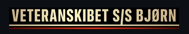 SS Bjørn logo sort baggrund Veteranskibet S/S Bjørn