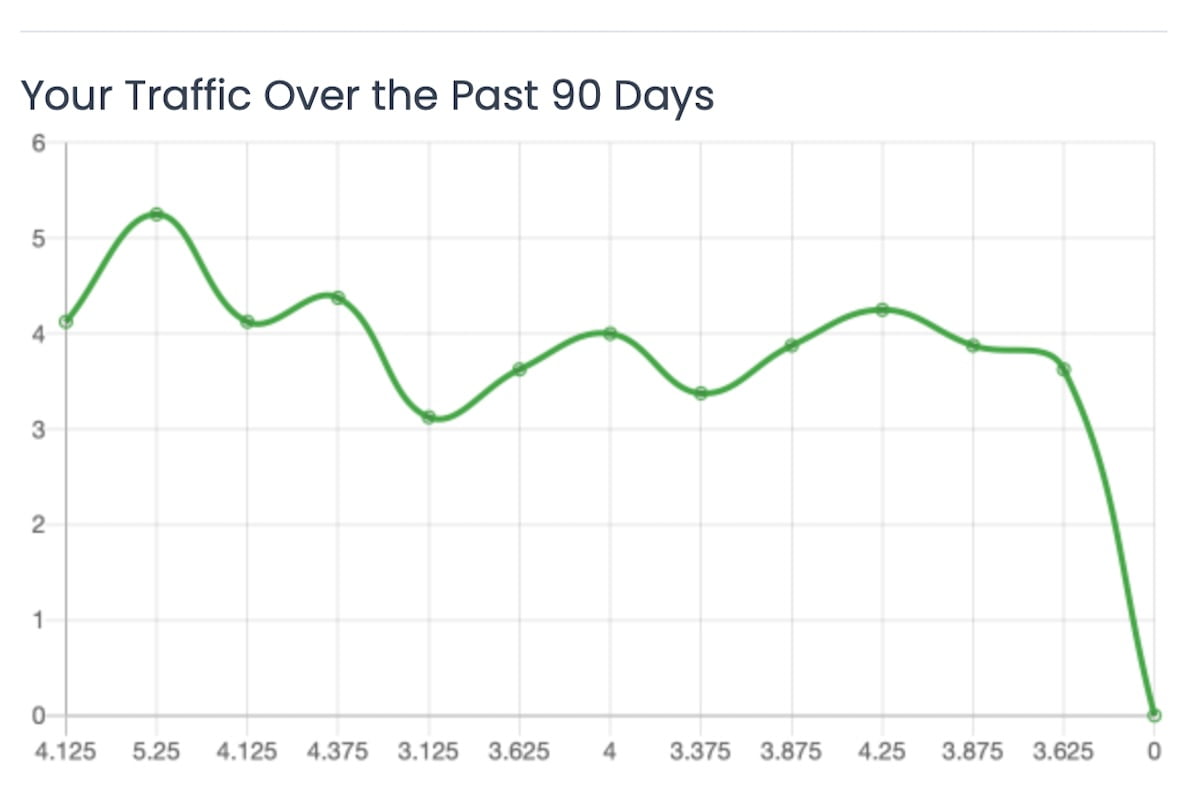 Hjemmesidens besøgstal