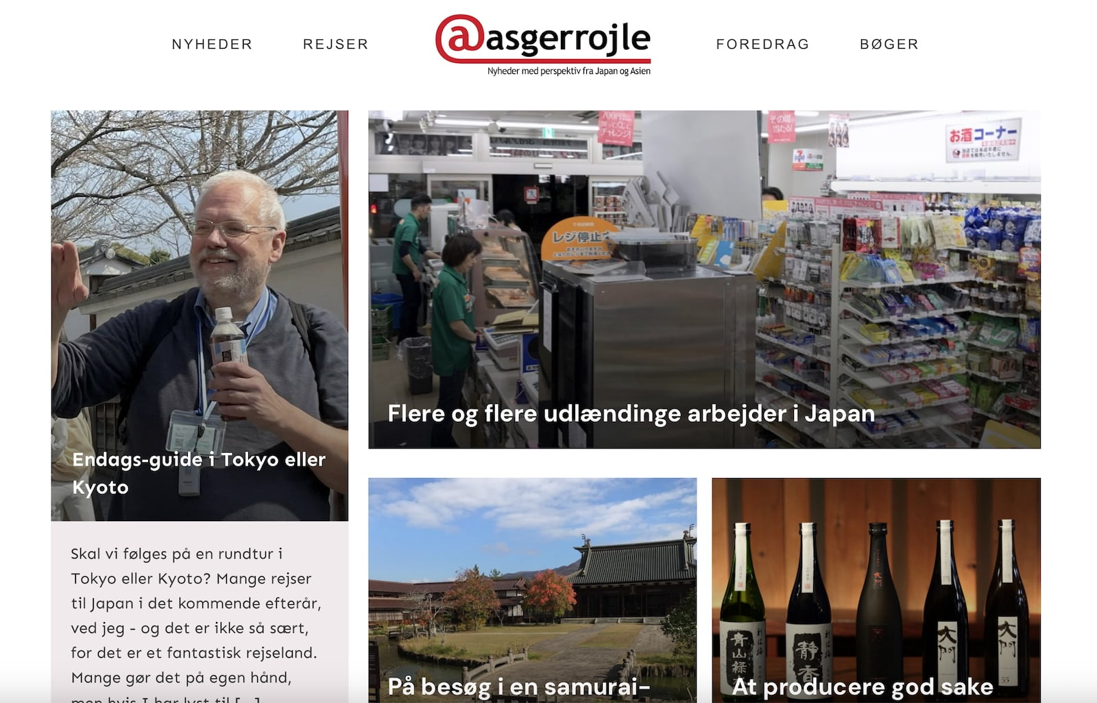 Journalist og forfatter Asger Røjle Christensens hjemmeside