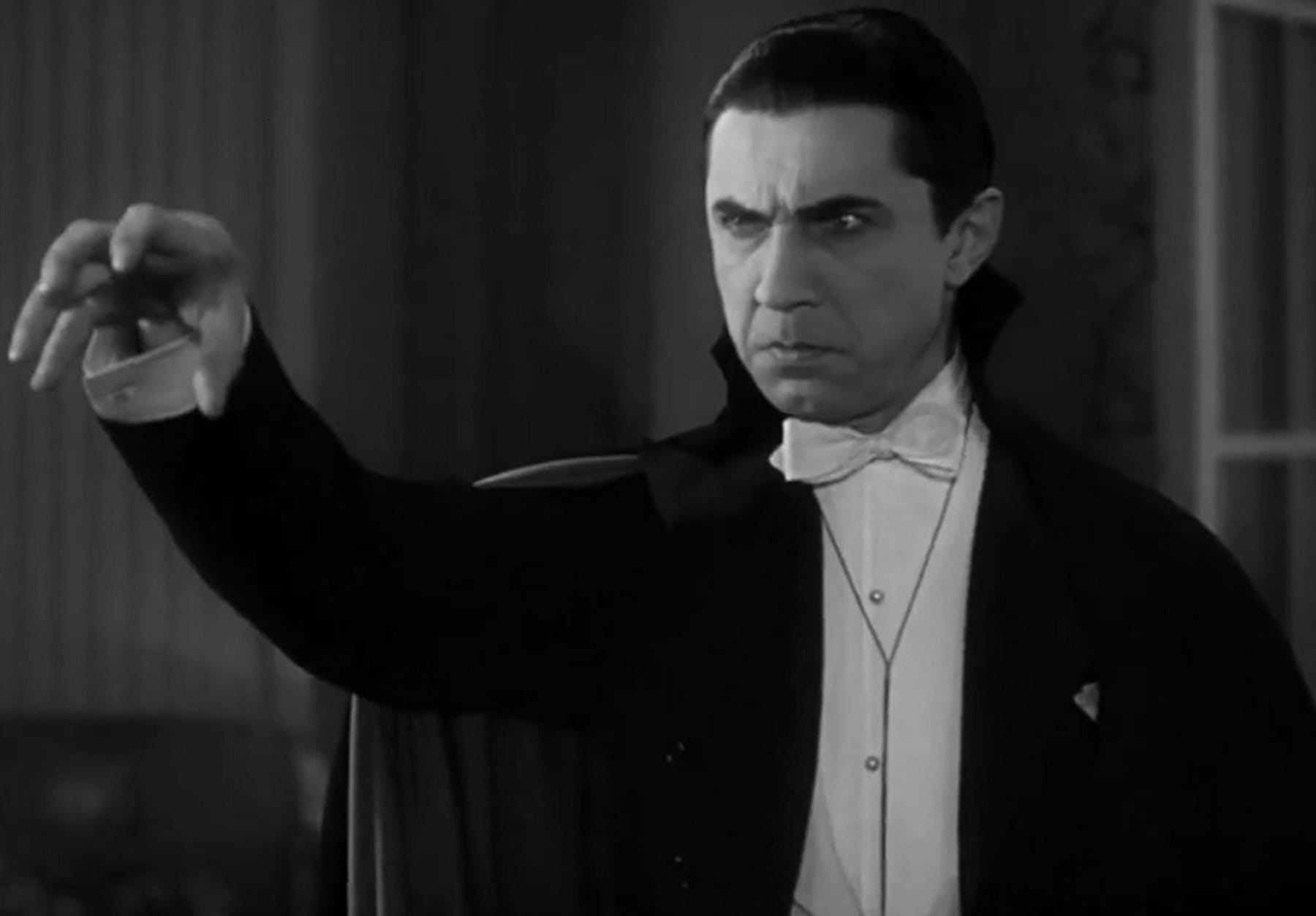 Skuespilleren Bela Lugosi som Dracula